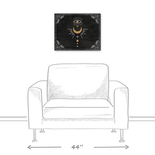 Eye Moon Boarder 8 16" x 20" Canvas Wall Art